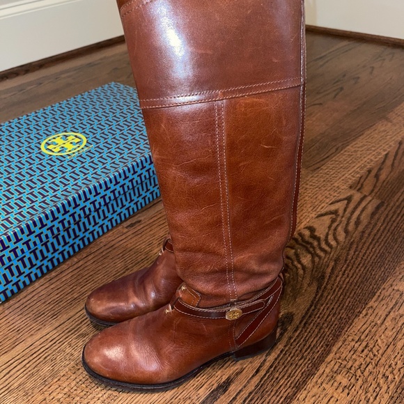 Tory Burch Brita 30MM Riding Boot - Picture 4 of 8